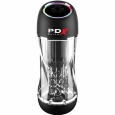 Pdx Elite Stroker Viewtube Pro Vibrator Transparent
